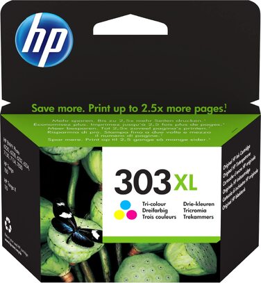 Оригінальний картридж HP 303XL кольоровий (триколірний), підвищена ємність