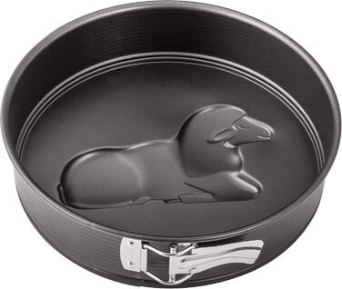 Форма для випічки Zenker Springform Ø 26 см SPECIAL CREATIVE, з двома декоративними вставками, антипригарне покриття, чорний колір, 1 шт.