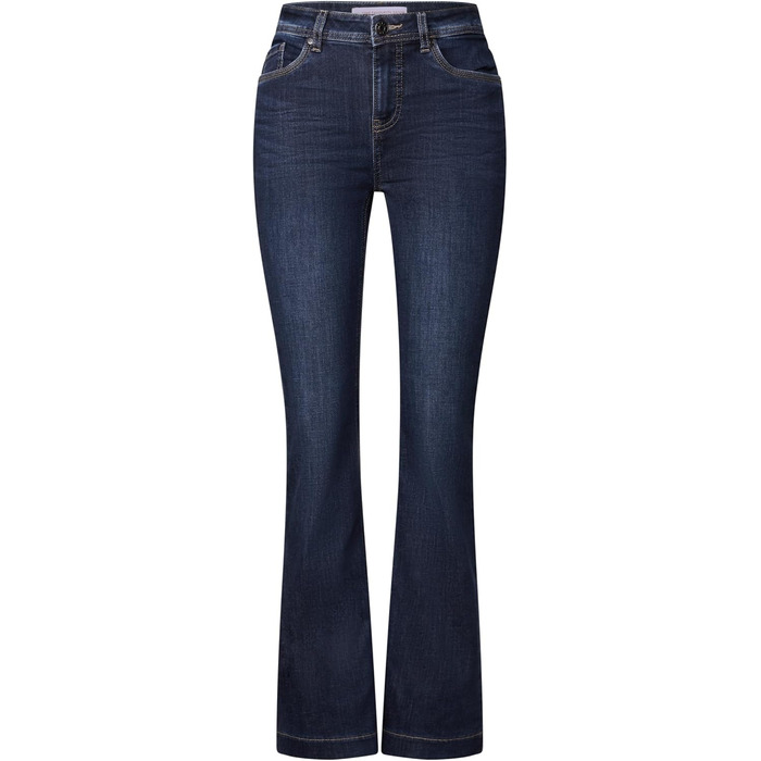 Джинси жіночі Street One Bootcut 3716435, темно-синій індиго, 34W/32L