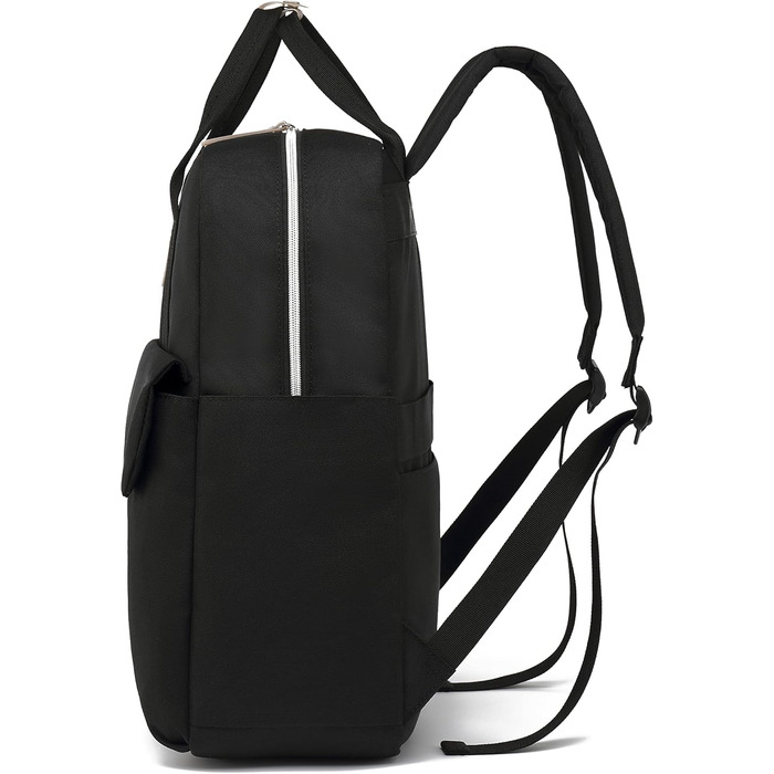 Рюкзак FUXINGYAO для жінок з відділенням для ноутбука 15.6 дюймів, 23L, антикрадійний, чорний