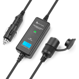 RoyPow VM10 12V 10A 120Вт монітор та захист автомобільного акумулятора з подовжувачем і роз'ємом прикурювача