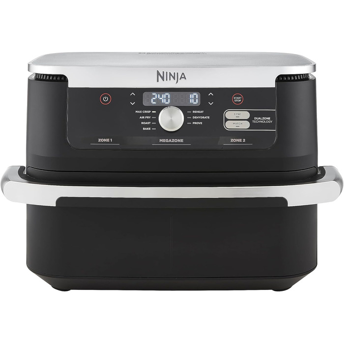 Фритюрниця повітряна Ninja Foodi FlexDrawer AF500EU, 10.4 л, 7-в-1, чорна