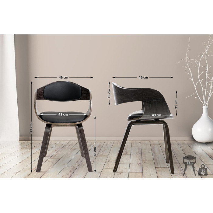 Kingston Adjustable Bar Stool with Premium Faux Leather Padding - Black/Gray