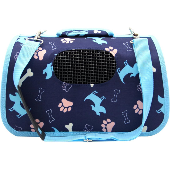 Транспортувальна сумка для котів BPS, 3 розміри S/M/L, блакитна (37 x 20 x 22 см)