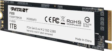 SSD Patriot P300 M.2 PCIe Gen 3x4 1 TB - швидкий накопичувач