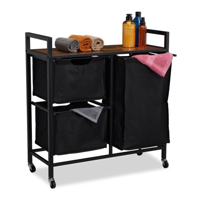 Relaxdays Laundry Basket Rack