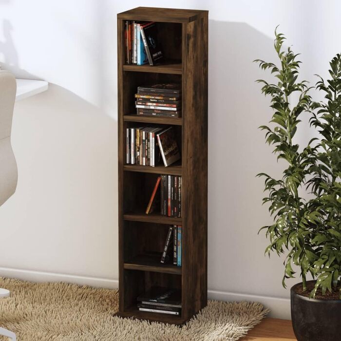 vidaXL CD Rack with Ample Storage