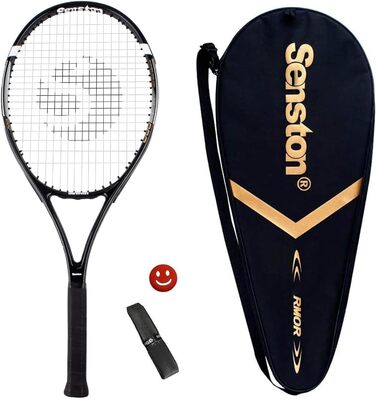 Senston Tennis Racket - Professional Training Set for Men & Women - Includes Bag, Overgrip & Vibration Dampener (27 Inch)