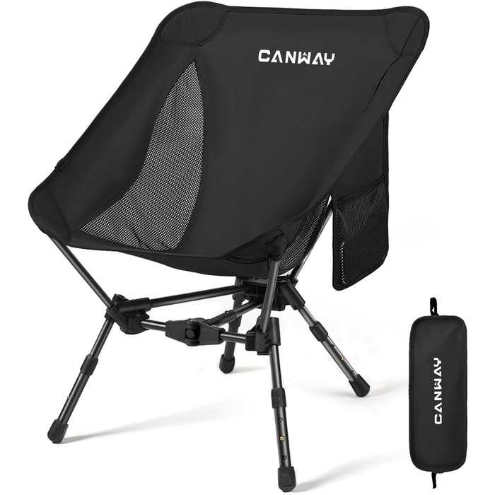 Складний туристичний стілець CANWAY, ультралегкий, 180 кг, для кемпінгу та пляжу