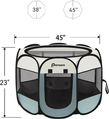 Клітка-загон для собак, цуценят та котів. Переносний загон для собак великих порід. Загон для собак в приміщенні та на вулиці. З сумкою для перенесення