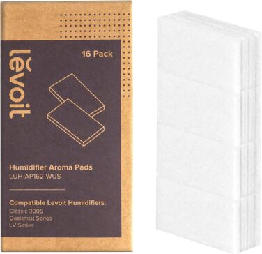 Зволожувач повітря LEVOIT Top-Fill для дитячої кімнати та спальні, тихий (23dB), автоматичне вимкнення, 360° регулювання, 16 арома-паді, для дітей, рослин