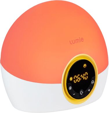 Lumie Bodyclock Rise 100 Alarm Clock with Sunrise and Sunset Simulation, White