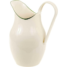 SIDCO Kanne Emaille Krug groß Emaillekanne Wasserkrug Wasserkanne Vintage Shabby Green