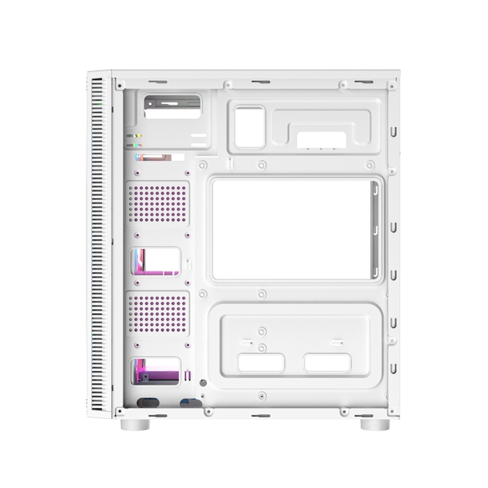 Корпус Gembird CCC-FC-500W Midi Tower, білий