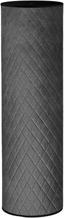 Акустична пастка для низьких частот Bass Trap Premium 100x30 см, поглинач звуку (білий, графіт під шкіру, чорна кришка)