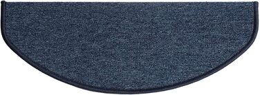 Casa Pura London Stair Treads - Non-Slip Carpet Stair Runners - 15 Piece Set or Individual - Dark Blue