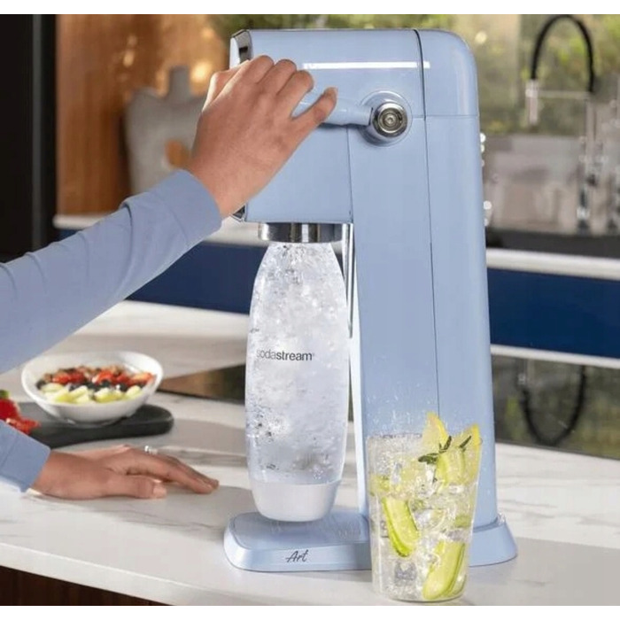 Сифонізатор SodaStream Art, синій, 1 л + балон CO2 60 л