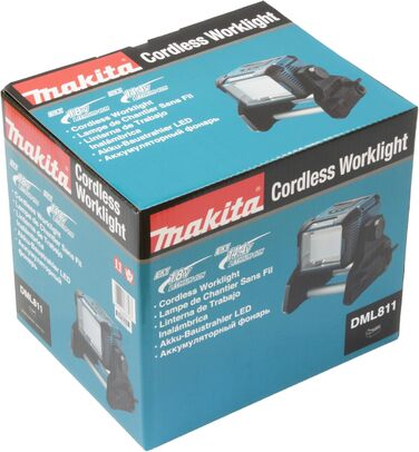 Світлодіодний прожектор Makita DML811 14,4-18В/230В, 3000 люмен, IP65, 3 режими яскравості, поворотний на 240°, без акумулятора та зарядного