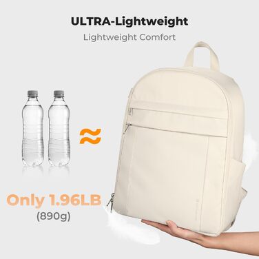 Сумка-рюкзак для фототехніки K&F Concept: компактний та легкий рюкзак для DSLR, дзеркальних камер та штатива з дощовиком, колір слонова кістка