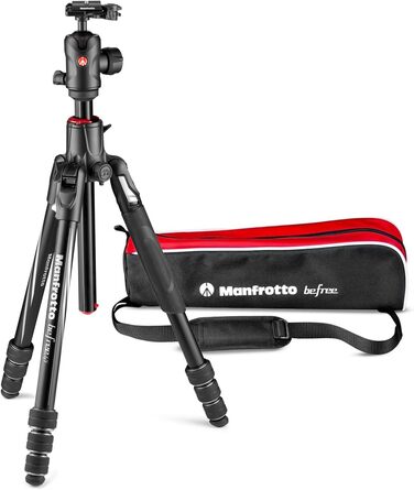 Штатив Manfrotto Befree GT XPRO з алюмінієвою ніжкою та кульковою головкою 496, Twist Lock, для DSLR та беззеркальних камер