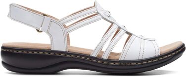 Сандалі Clarks Leisa Janna жіночі шкіряні білі, розмір 39.5 EU