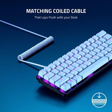 Набір Razer для апгрейду клавіатури: PBT кейкапи, спіральний кабель, інструменти – Mercury White