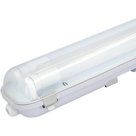 Світильник HOFTRONIC LED 150 см 60Вт 10500лм IP65, холодне світло, антивологий, для гаража, підвалу, офісу, підключення T8, без мерехтіння, водостійкий, 4000K