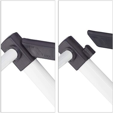 Сушилка для білизни Relaxdays, розкладна, висувна, з 11 стієк, 6 ярусів, металева, біла