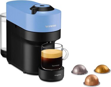 Кавомашина Nespresso Vertuo Pop ENV90.P: Cold Brew, Bluetooth, 4 розміри чашок, без Aeroccino, Pacific Blue