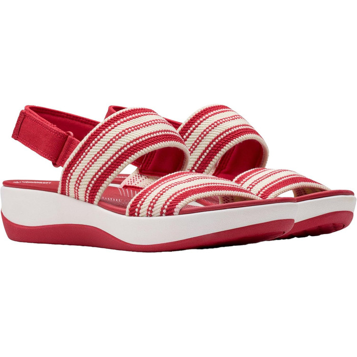 Сандалі Clarks Arla Stroll для дівчаток (40 EU, широка колодка, вишневий колір)