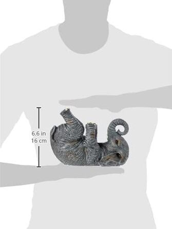 Nemesis Now Guzzlers Elephant Wine Bottle Holder, 21 cm, Grey