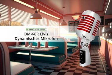 Pronomic DM-66R: Ретро мікрофон для вокалу з динамічним характером (50-16000 Гц, металевий корпус)