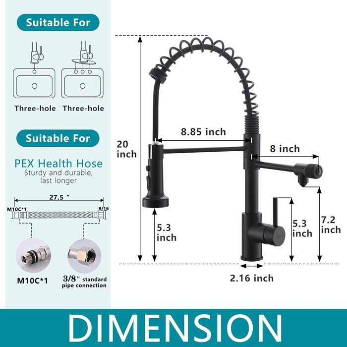 Інфрачервоний сенсорний кран для кухні з висувною лійкою, кухонна арматура 360° поворотна, змішувач для кухні, одноручний змішувач, арматура з спіральною пружиною, кран для мийки, щіткове золото, інфрачервоний сенсор, щіткове золото