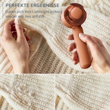 Rowenta Easy Care: Бездротовий видалення ворсу з нержавіючою сіткою, 60 хвилин роботи, теракотовий колір, JA8001E0