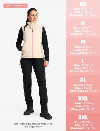 RevolutionRace Radical Insulate Vest для жінок: Легка ізольована жилетка для щоденного використання та активного відпочинку, XXL, Oatmeal