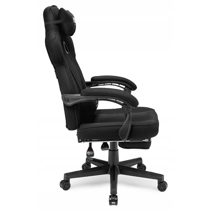 Ігрове крісло IMBA seat Emperor, тканина, чорне