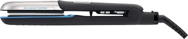 Випрямляч для волосся Rowenta SF6220 Liss & Curl Ultimate Shine: випрямлення та локони, LED, чорний/срібний