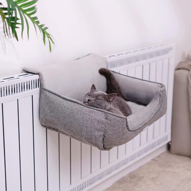 Килимок для котів на батарею Happi N Pets, сірий, 55 x 34 x 27 см