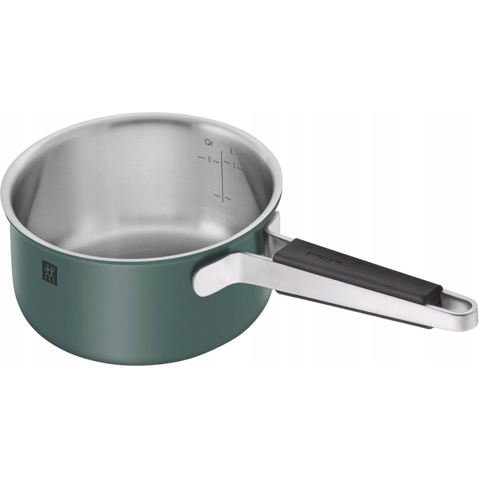 Набір каструль зі сталі нержавіючої Zwilling PURE, 3 предмети, зелений