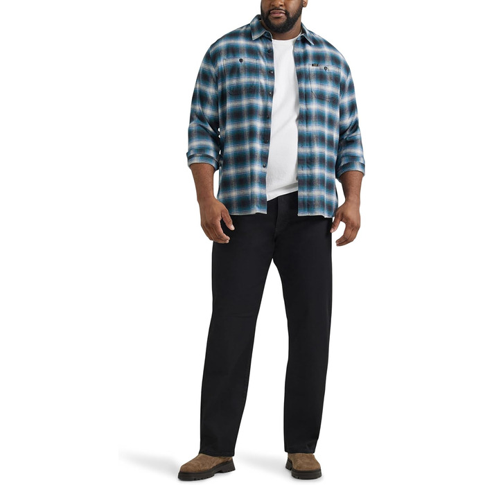 Чоловічі джинси Lee Extreme Motion Relaxed Straight, чорні (42W 36L)