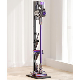 Підставка для пилососа Dyson – сумісна з V15, V12, V11, V10, V8, V7, V6 – автономна з кріпленням для аксесуарів – економія місця, без свердління