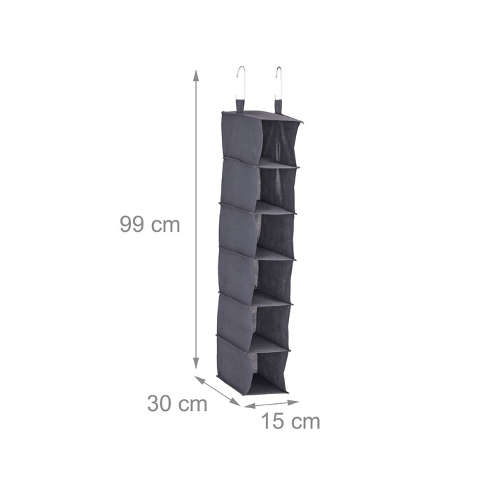 Slim Hanging Closet Organizer