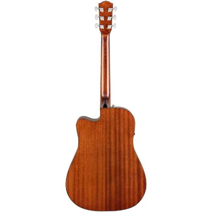 Електроакустична гітара Fender CD-60SCE Dreadnought, Махагоні, 6-струнна, з безкоштовними онлайн-уроками Fender Play, Натуральний колір