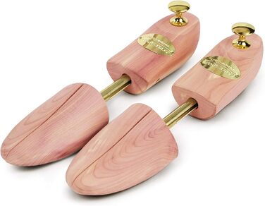 Schlesinger – Premium women's shoe trees made from fine cedarwood for optimal shoe care. Queen model. Size 36 – 41 in silver or gold.