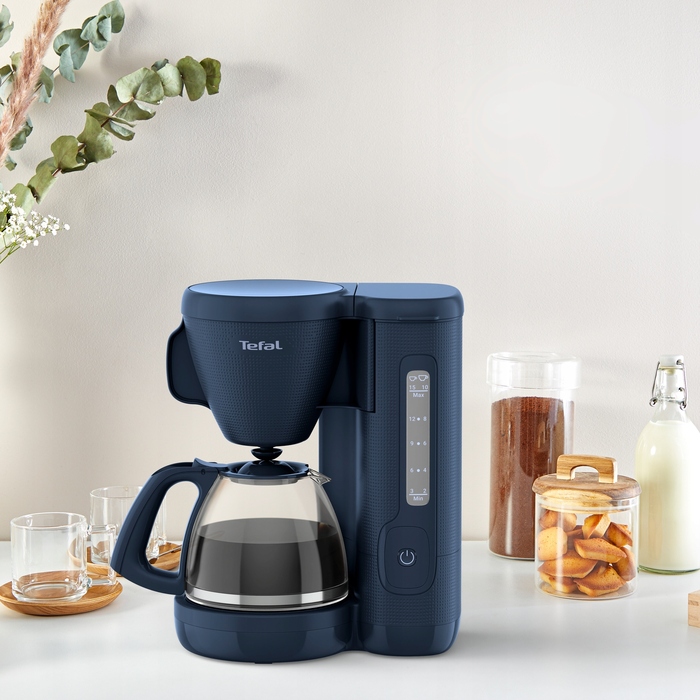 Крапельна кавоварка Tefal, скляний глек, 1000 Вт
