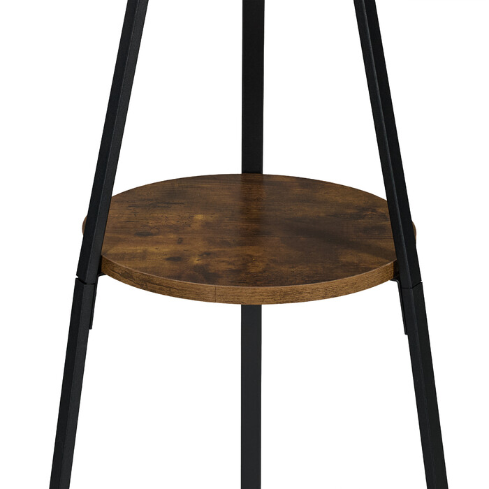 Relaxdays Industrial Coat Rack with Shelf