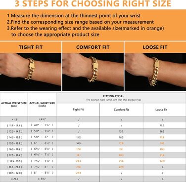 Чоловічий браслет KRKC&CO з кубинськими ланцюжками, 18 мм, Miami Iced Out, золотий, для вуличної моди, хіп-хоп, 21.6 см