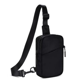 Унісекс сумка-слінг через плече водонепроникна, маленька нагрудна сумка для телефону та гаманця, outdoor сумка для iPhone та Samsung до 7.5