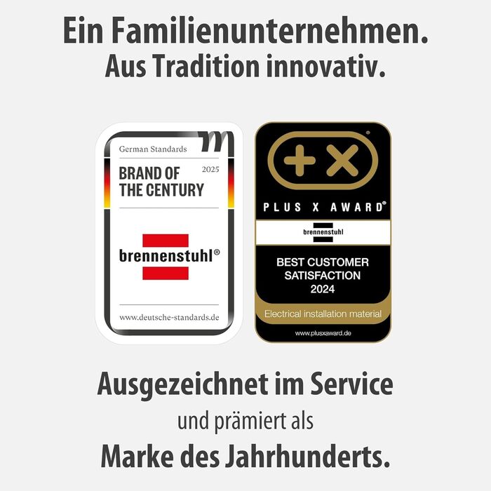 Смуга розеток Brennenstuhl Bremounta 5-портова з USB-зарядкою, чорна, з вимикачем, поворотні розетки 90°, 3м кабель