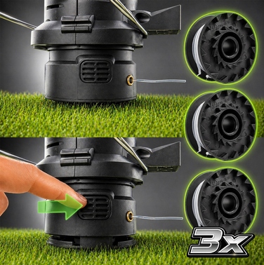 Акумуляторний тример для трави Toolme TM370 21V